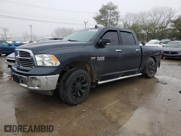 2018 Ram 1500 Big Horn with VIN 3C6RR7LT9JG123294, listed as a Copart auction lot 44421745 with 143,462 mi miles and Salvage Title. Bid and sale history available at carsss.com. Image 1.