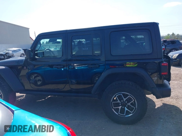 2024 Jeep Wrangler Rubicon with VIN 1C4PJXFG2RW276330, listed as a IAAI auction lot 41866339 with 23,168 mi miles. Bid and sale history available at carsss.com. Image 15.
