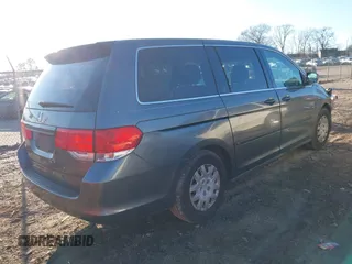 2010 Honda Odyssey LX with VIN 5FNRL3H28AB026712, listed as a IAAI auction lot 41281625 with 223,905 mi miles. Bid and sale history available at carsss.com. Image 4.