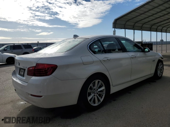 2015 BMW 5 Series 528i with VIN WBA5A5C58FD522722, listed as a Copart auction lot 51345595 with 68,683 mi miles and Salvage Title. Bid and sale history available at DreamBid. Image 3.