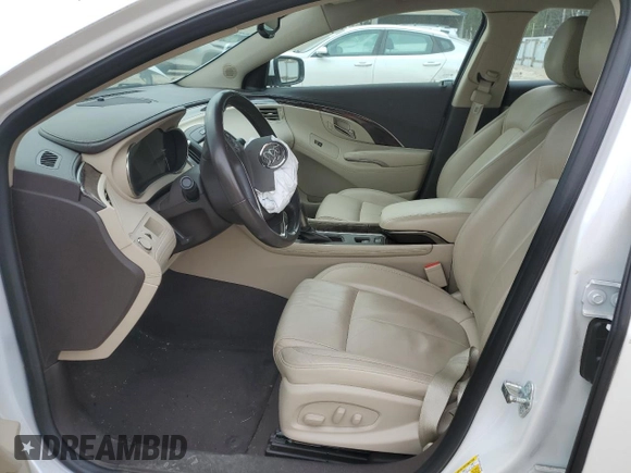 2016 Buick LaCrosse Leather with VIN 1G4GB5G32GF159160, listed as a Copart auction lot 47112025 with 52,214 mi miles and Salvage title. Bid and sale history available at DreamBid. Image 7.