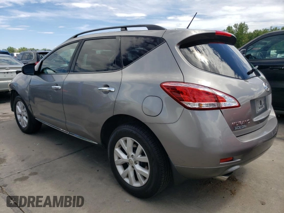 2012 Nissan Murano SL with VIN JN8AZ1MW2CW230045, listed as a Copart auction lot 68857194 with 160,829 mi miles and Salvage Title. Bid and sale history available at carsss.com. Image 2.