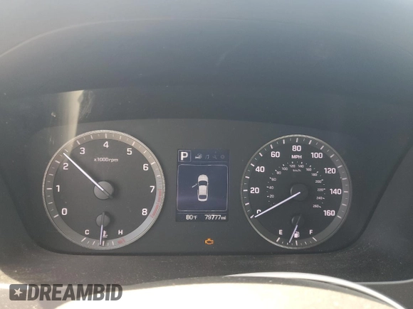 2017 Hyundai Sonata 2.4L with VIN 5NPE24AF5HH535947, listed as a Copart auction lot 54400375 with 79,777 mi miles and Clean Title. Bid and sale history available at DreamBid. Image 9.
