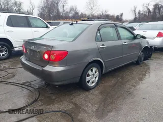 2008 Toyota Corolla CE with VIN 2T1BR32E58T874807, listed as a IAAI auction lot 41475333 with 210,398 mi miles and . Bid and sale history available at DreamBid. Image 4.