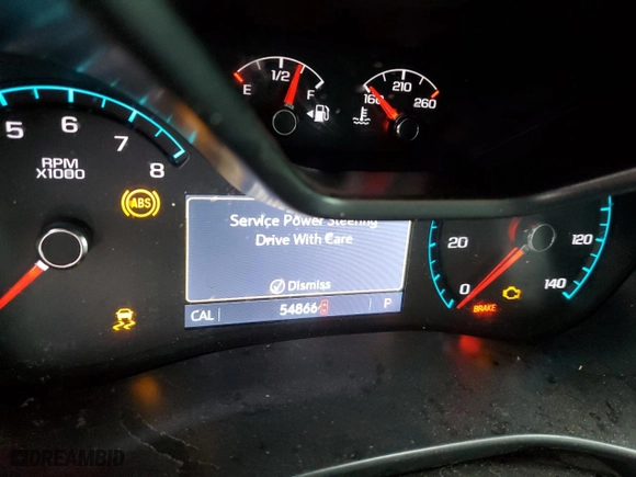 2019 Chevrolet Colorado 4WD Z71 with VIN 1GCGTDEN3K1127677, listed as a Copart auction lot 82692304 with 54,866 mi miles and Salvage Title. Bid and sale history available at carsss.com. Image 9.