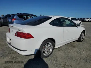 2005 Acura RSX with VIN JH4DC548X5S015105, listed as a Copart auction lot 50237005 with 209,250 mi miles and Salvage Title. Bid and sale history available at carsss.com. Image 3.