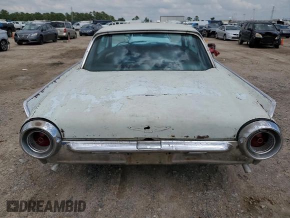 1961 Ford Thunderbird with VIN 1Y71Z127236, listed as a Copart auction lot 54090175 with 75,211 mi miles and Clean Title. Bid and sale history available at DreamBid. Image 6.