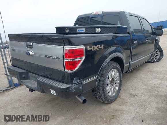 2013 Ford F-150 XL with VIN 1FTFW1ET7DFE02960, listed as a IAAI auction lot 41577436 with 161,577 mi miles. Bid and sale history available at carsss.com. Image 4.