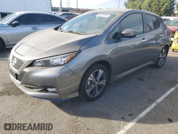 2022 Nissan LEAF SV Plus with VIN 1N4BZ1CV1NC563579, listed as a Copart auction lot 80015834 with 41,751 mi miles and Salvage Title. Bid and sale history available at DreamBid. Image 1.