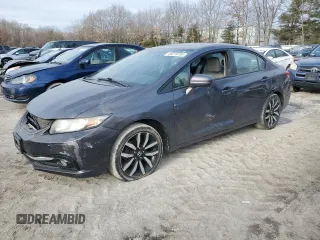 2015 Honda Civic Sedan EX-L with VIN 19XFB2F94FE061194, listed as a Copart auction lot 46219735 with 144,377 mi miles and Clean Title. Bid and sale history available at carsss.com. Image 1.