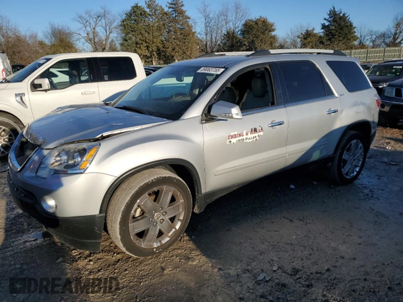 2010 GMC Acadia SLT2 with VIN 1GKLVNED6AJ224316, listed as a Copart auction lot 89063755 with 81,950 mi miles and Clean Title. Bid and sale history available at DreamBid. Image 1.