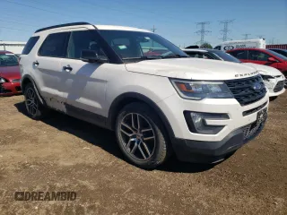 2016 Ford Explorer Sport z VIN 1FM5K8GT3GGA81426, wystawiony jako Copart lot #58426145 z przebiegiem 121 721 mil mil oraz Czysty tytuł • Clean title. Historia ofert i sprzedaży dostępna na DreamBid. Obrazek 4.
