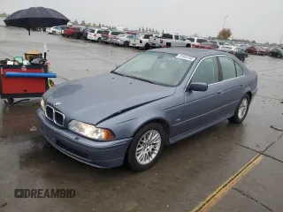 2003 BMW 5 Series 530iA with VIN WBADT63473CK34842, listed as a Copart auction lot 81845704 with 162,393 mi miles and Salvage Title. Bid and sale history available at carsss.com. Image 1.