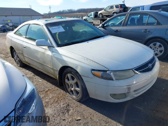 1999 Toyota Solara SE with VIN 2T1CF28P6XC214984, listed as a IAAI auction lot 41527487 with 222,960 mi miles. Bid and sale history available at carsss.com. Image 1.