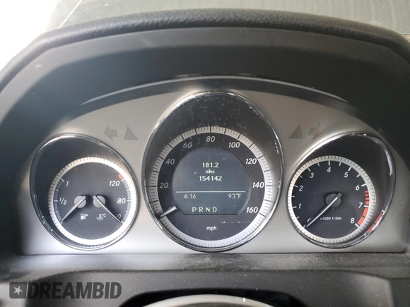 2009 Mercedes-Benz C 350 Sport with VIN WDDGF56XX9R043614, listed as a Copart auction lot 62166555 with 154,142 mi miles and Salvage title. Bid and sale history available at DreamBid. Image 9.
