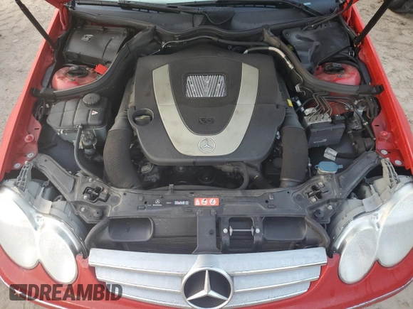 2008 Mercedes-Benz CLK-Class 3.5L with VIN WDBTJ56H38F234192, listed as a Copart auction lot 75845804 with 0 mi miles and Salvage Title. Bid and sale history available at carsss.com. Image 11.