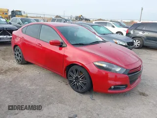 2013 Dodge Dart SXT with VIN 1C3CDFBA6DD208770, listed as a IAAI auction lot 41696977 with 161,820 mi miles. Bid and sale history available at carsss.com. Image 1.