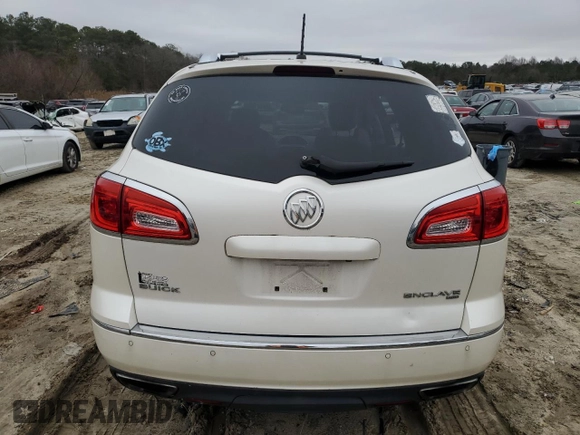 2014 Buick Enclave Leather with VIN 5GAKVBKD5EJ253601, listed as a Copart auction lot 85413264 with 111,334 mi miles and Salvage Title. Bid and sale history available at carsss.com. Image 6.