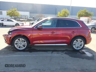 2018 Audi Q5 Prestige with VIN WA1CNBFY7J2133023, listed as a IAAI auction lot 41687379 with 55,646 mi miles and . Bid and sale history available at DreamBid. Image 14.