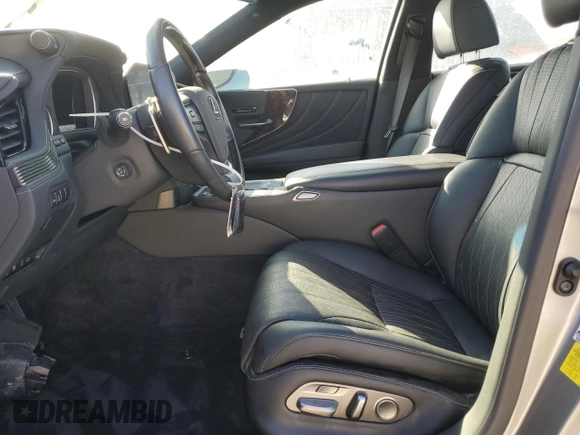2021 Lexus LS 500 with VIN JTHD51FF7M5014893, listed as a Copart auction lot 75668634 with Not provided miles and Non repairable. Bid and sale history available at DreamBid. Image 7.