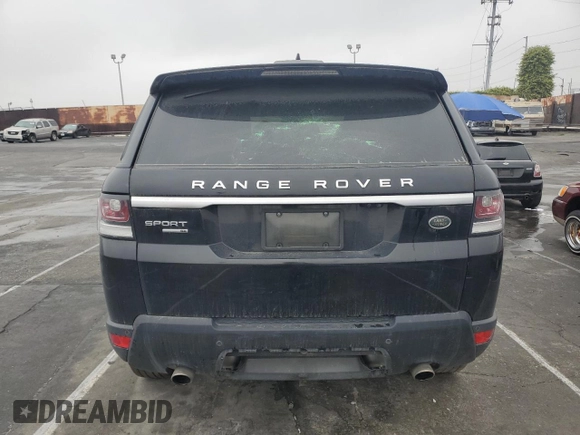 2017 Land Rover Range Rover Sport SE with VIN SALWG2FVXHA158297, listed as a Copart auction lot 50999465 with 49,456 mi miles and Salvage title. Bid and sale history available at DreamBid. Image 6.