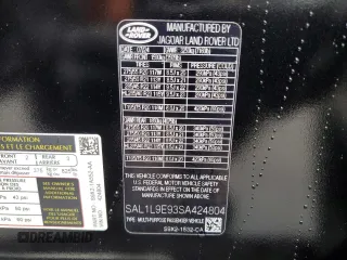 2025 Land Rover Range Rover Sport with VIN SAL1L9E93SA424804, listed as a Copart auction lot 49414945 with 1,007 mi miles and Salvage title. Bid and sale history available at DreamBid. Image 13.