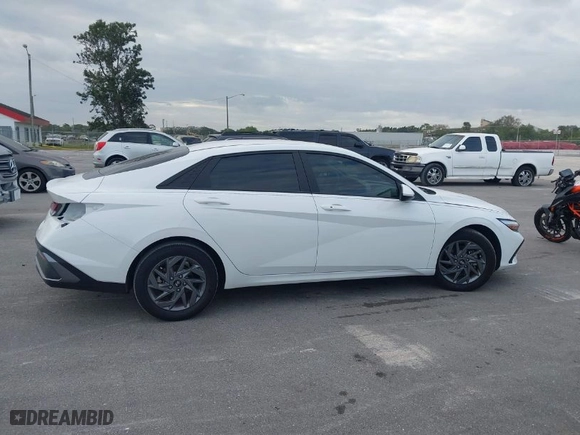 2024 Hyundai Elantra Essential with VIN KMHLM4DG4RU691406, listed as a IAAI auction lot 41264945 with 12,282 mi miles. Bid and sale history available at carsss.com. Image 14.