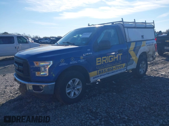 2017 Ford F-150 XL with VIN 1FTMF1CP8HFA95169, listed as a IAAI auction lot 41425463 with 104,619 mi miles. Bid and sale history available at carsss.com. Image 17.