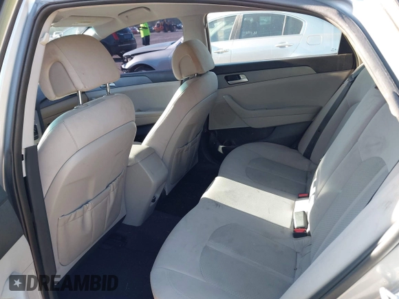 2017 Hyundai Sonata 2.4L with VIN 5NPE24AF4HH447259, listed as a IAAI auction lot 41760091 with 157,371 mi miles and . Bid and sale history available at carsss.com. Image 8.