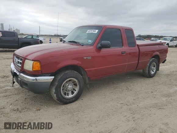 1999 Ford Ranger XL with VIN 1FTYR14V8XPA16341, listed as a Copart auction lot 45297565 with 134,547 mi miles and Salvage Title. Bid and sale history available at carsss.com. Image 1.