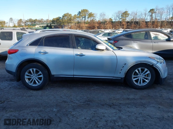 2010 Infiniti FX with VIN JN8AS1MW1AM855968, listed as a IAAI auction lot 41451626 with 167,275 mi miles. Bid and sale history available at carsss.com. Image 12.