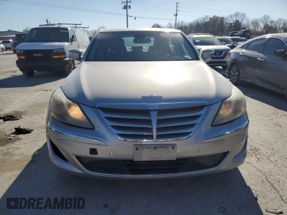 2012 Hyundai Genesis 5.0L with VIN KMHGC4DH3CU162548, listed as a Copart auction lot 83465724 with 121,836 mi miles and Salvage Title. Bid and sale history available at carsss.com. Image 5.
