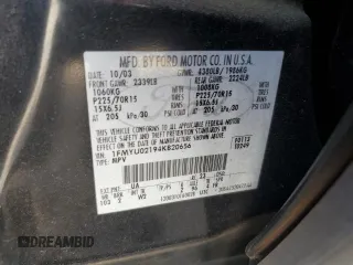2004 Ford Escape XLS с VIN 1FMYU02194KB20656, выставлен на аукционе Copart как лот 54820755 с пробегом 107 447 миль миль и Списание • Salvage title. История ставок и продаж доступна на DreamBid. Изображение 13.