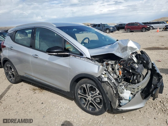 2017 Chevrolet Bolt EV Premier with VIN 1G1FX6S06H4179390, listed as a Copart auction lot 51264745 with 0 mi miles and Salvage Title. Bid and sale history available at carsss.com. Image 4.