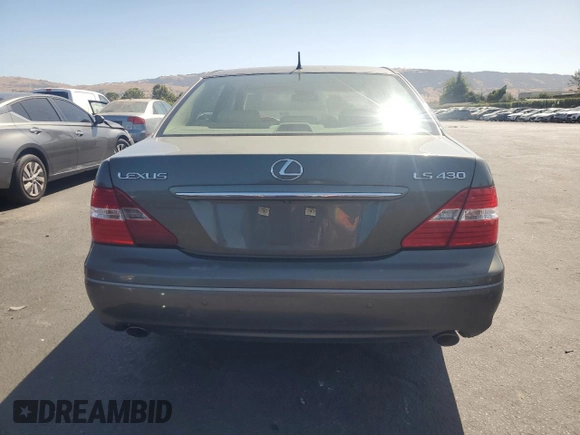 2005 Lexus LS 430 z VIN JTHBN36F555014833, wystawiony jako Copart lot #61096915 z przebiegiem 111 525 mil mil oraz Czysty tytuł • Clean title. Historia ofert i sprzedaży dostępna na DreamBid. Obrazek 6.