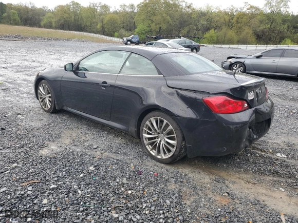 2011 Infiniti G37 Convertible with VIN JN1CV6FE7BM951735, listed as a Copart auction lot 48685295 with 82,584 mi miles and Salvage Title. Bid and sale history available at carsss.com. Image 2.