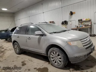 2007 Ford Edge SEL with VIN 2FMDK38C27BA55324, listed as a Copart auction lot 45456995 with 160,593 mi miles and Salvage Title. Bid and sale history available at carsss.com. Image 4.