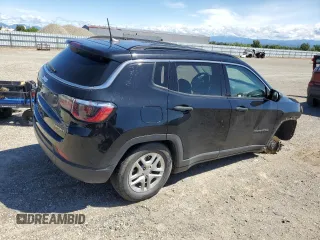 2021 Jeep Compass Sport with VIN 3C4NJCAB3MT535174, listed as a Copart auction lot 56576265 with 84,161 mi miles and Salvage title. Bid and sale history available at DreamBid. Image 3.