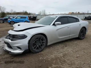2021 Dodge Charger R/T with VIN 2C3CDXCT7MH594513, listed as a Copart auction lot 52482085 with 62,694 mi miles and Salvage Title. Bid and sale history available at carsss.com. Image 1.