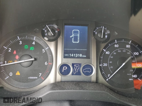 2016 Lexus GX 460 with VIN JTJBM7FXXG5124359, listed as a Copart auction lot 59624415 with 141,318 mi miles and Salvage title. Bid and sale history available at DreamBid. Image 9.