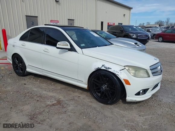2008 Mercedes-Benz C-Class 3.0L Sport with VIN WDDGF54X08R023955, listed as a IAAI auction lot 41677032 with 235,650 mi miles. Bid and sale history available at carsss.com. Image 1.