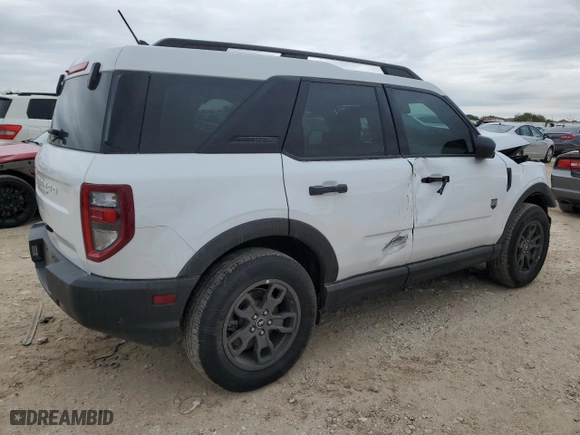 2023 Ford Bronco Sport Big Bend with VIN 3FMCR9B6XPRE25532, listed as a Copart auction lot 84004734 with 0 mi miles and Salvage Title. Bid and sale history available at carsss.com. Image 3.