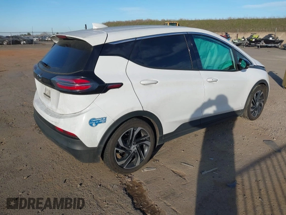 2022 Chevrolet Bolt EV 1LT with VIN 1G1FW6S06N4100590, listed as a IAAI auction lot 41338049 with 133,115 mi miles and . Bid and sale history available at DreamBid. Image 4.