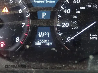 2007 Lexus LS 460 with VIN JTHBL46F775033849, listed as a IAAI auction lot 42426122 with 255,911 mi miles and . Bid and sale history available at DreamBid. Image 7.