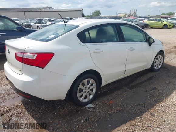 2015 Kia Rio LX with VIN KNADM4A35F6501149, listed as a IAAI auction lot 41974938 with 188,165 mi miles. Bid and sale history available at carsss.com. Image 4.