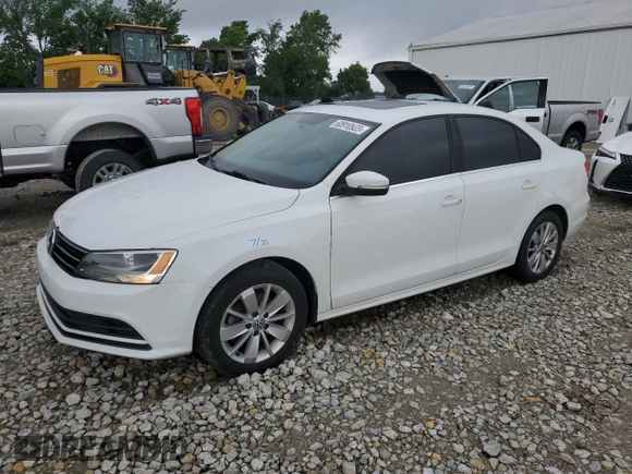 2015 Volkswagen Jetta SE с VIN 3VWD17AJ7FM283448, выставлен на аукционе Copart как лот 60910955 с пробегом 76 808 миль миль и Списание • Salvage title. История ставок и продаж доступна на DreamBid. Изображение 1.