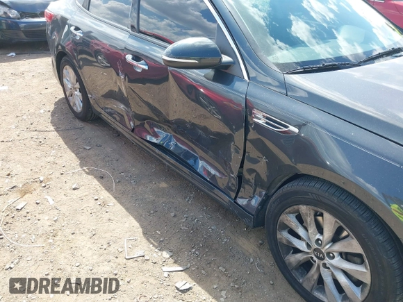 2016 Kia Optima EX with VIN 5XXGU4L30GG014019, listed as a IAAI auction lot 41786540 with 112,894 mi miles and . Bid and sale history available at carsss.com. Image 6.