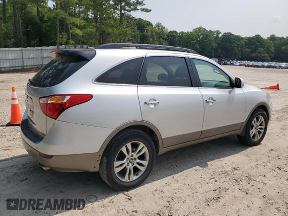 2012 Hyundai Veracruz Limited with VIN KM8NU4CC6CU187194, listed as a Copart auction lot 59819115 with 192,262 mi miles and Clean title. Bid and sale history available at DreamBid. Image 3.
