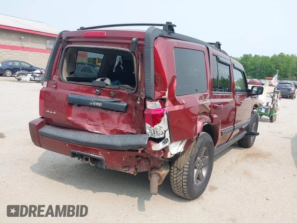 2008 Jeep Commander Sport with VIN 1J8HG48N98C203848, listed as a IAAI auction lot 42424047 with 119,272 mi miles and . Bid and sale history available at DreamBid. Image 4.