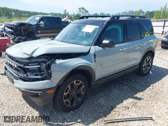2022 Ford Bronco Sport Outer Banks with VIN 3FMCR9C61NRD43751, listed as a IAAI auction lot 42333996 with 40,993 mi miles and . Bid and sale history available at DreamBid. Image 17.